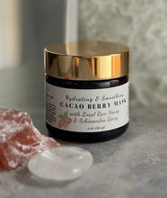 Load image into Gallery viewer, Hydrating &amp; Smoothing Cacao Berry Mask with Local Raw Honey &amp; Schisandra Berry