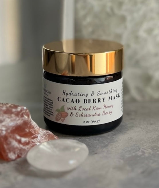 Hydrating & Smoothing Cacao Berry Mask with Local Raw Honey & Schisandra Berry