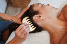 Load image into Gallery viewer, COPPER BRASS SCALP (&amp; BODY) GUA SHA COMB