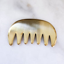 Load image into Gallery viewer, COPPER BRASS SCALP (&amp; BODY) GUA SHA COMB