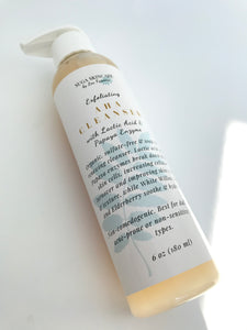 Exfoliating AHA Cleanser (with Lactic Acid & Papaya Enzyme)